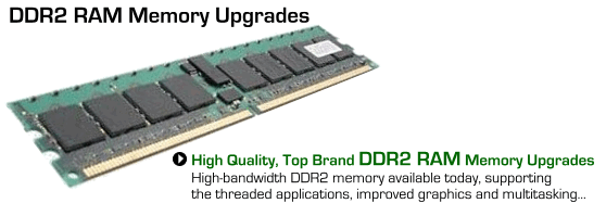 DDR2 RAM memory upgrades