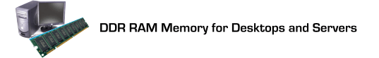 DDR RAM memory for desktop and servers