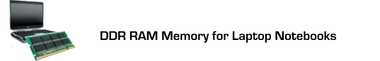 DDR RAM memory for laptop notebooks
